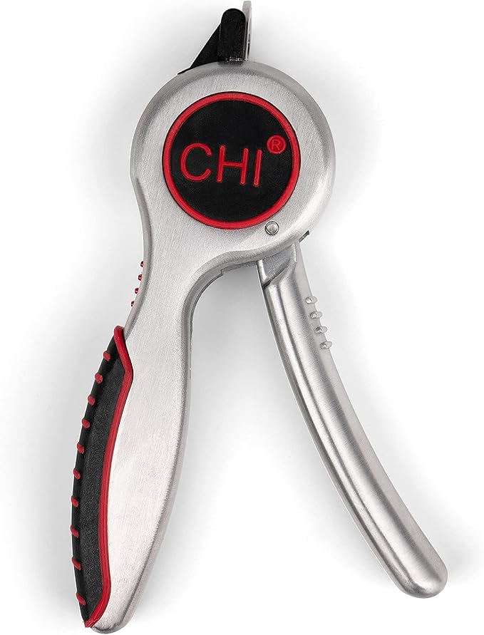 CHI for Pets Guillotine Nail Clipper for Dogs, Safe and Effective Way to Clip Dog Nails | Ergonomic Guillotine Dog Nail Clippers, Dog Clippers Pet Grooming Tools for All Dogs