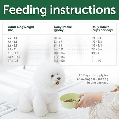 Nature's Protection Superior Care White Dogs Grain-Free Dry Dog Food for Junior Light Coated Dogs, Salmon, 3.3 lbs.