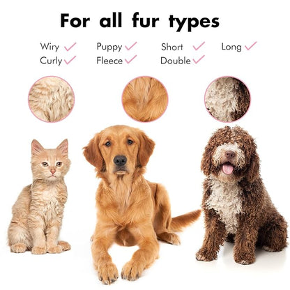 Wooden Dog Brush for Shedding Reduce Pet Hair with Dog Hair Brush Deshedding Brush Long Hair Pet Brush (Large)