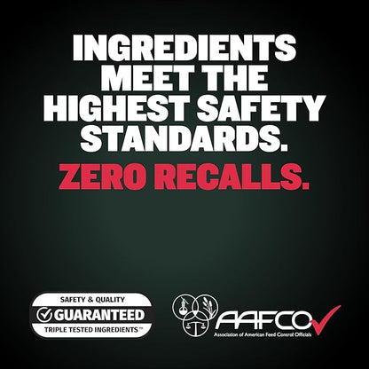 Bully Max 2-in-1 Muscle Builder Chewable Tablets for Puppies & Adult Dogs - Ultimate Canine Dog Supplement for Muscle Gain - 60 Tabs (3 Bottles)