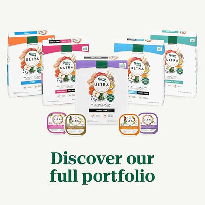 Nutro Ultra Adult Small Breed Dry Dog Food, Chicken, Lamb and Salmon Protein Trio, 8 lb. Bag