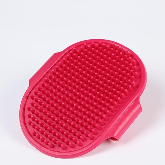 Dog Brush - Premium Dog Bath Brush, Ideal Dog Brush for Short Haired Dogs, Gentle Pet Grooming Tool, Effective for Removing Loose Fur and Dirt in Bath Time, Easy to Clean