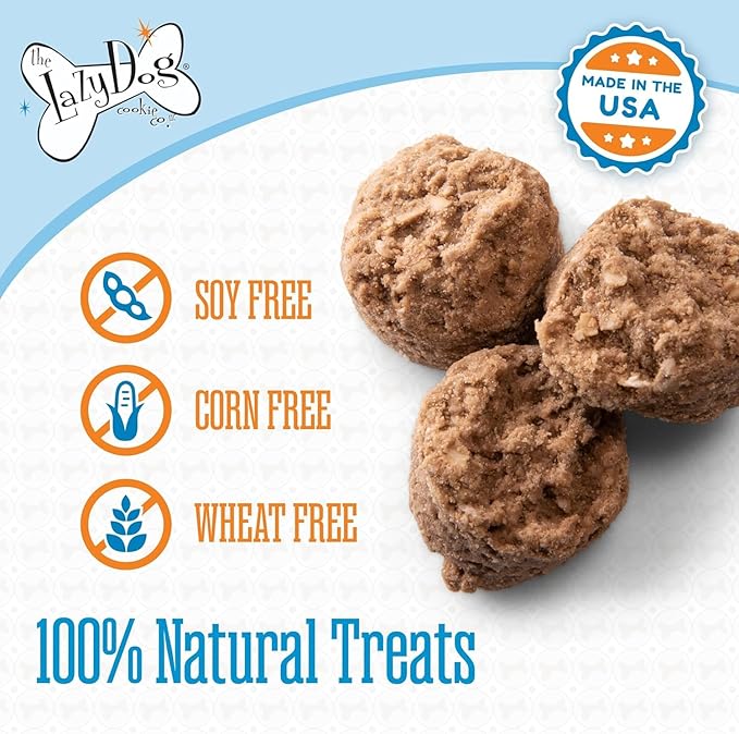 The Lazy Dog Cookie Co. Mutt Mallows Soft Baked Dog Treats, Wheat, Corn & Soy Free, Baked in The USA, 5 oz Cost Saving Variety Bundle (Pack of 3)