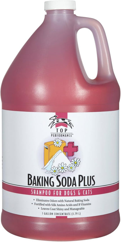 Top Performance Baking Soda Plus Dog and Cat Shampoo, 1-Gallon