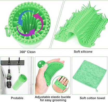 Dog Paw Washer - Extra Large Foot Cleaner and Scrubber for Big Breed Dogs