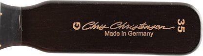 Chris Christensen 35mm Pin Dog Brush, Gold Series, Groom Like a Professional, Gold-Plated Stainless Steel Pins, Perfect for Fragile Coats, 30% More Pins, Ground and Polished Tips