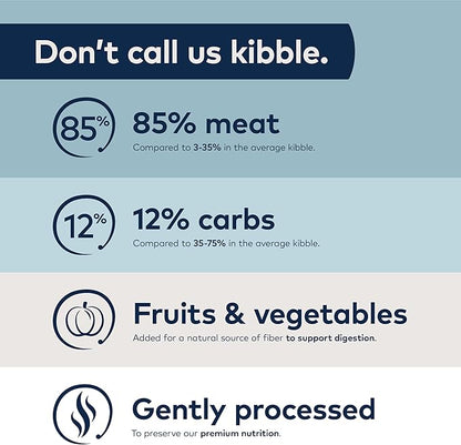 ZIWI Peak Steam & Dried Dog Food - Cage-Free Chicken w/Fruits - High Protein, Low Carb, All Breeds & Lifestages, for Digestive Health (28.8oz)