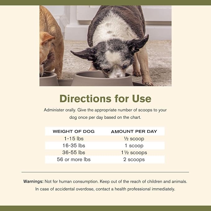 Badlands Ranch by Katherine Heigl- Super Mobility Canine Supplement Organic Ingredients Helps Maintain Healthy Cartilage, Optimal Joint Function (90 Grams, 30 Scoops)