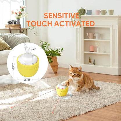 Cat Laser Toy Automatic Dual Laser Points Interactive Cat Enrichment Toys for Indoor Cats 3 Modes Lazer for Cats Birthday Gift