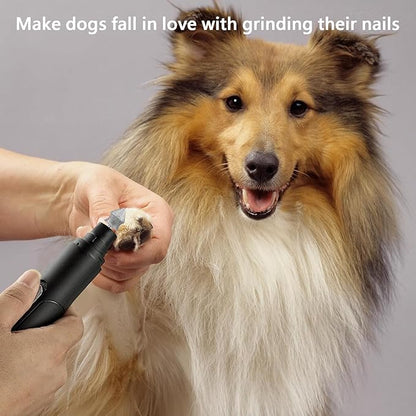 Diamond Rotary Nail Grinder Bits for Dog, 1/8" Diamond Dog Nail Grinder Attachment Attachment for Dremel Grinder Replacement Heads Pets Nail Care Clippers for Medium Large Dogs.