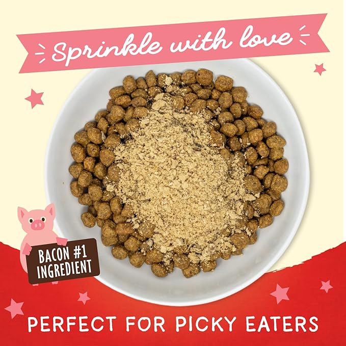 Stella & Chewy's Freeze-Dried Raw Marie's Magical Dinner Dust  Protein Rich, Grain Free Dog & Puppy Food Topper  What's Shak'n Bak'n Recipe  7 oz Bag