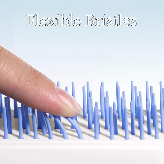 Scalable Grooming Brush for Small Dogs, Puppy Brush ï¼_oft Dog Brush for Shih Tzus, Yorkies, Maltipoos, Maltese (Ivory White)