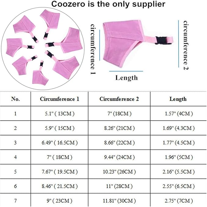 Dog Muzzles Suit - 7PCS Dog Muzzles Adjustable Quick Fit pet Muzzle Prevent from Biting Barking and Chewing for Small Medium Large Dogs,Pink