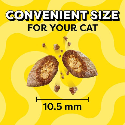 Temptations Classic Crunchy and Soft Cat Treats, Savory Salmon Flavor, 30 oz. Tub