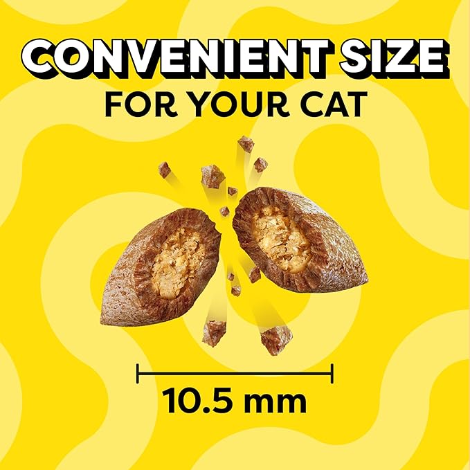 Temptations Classic Crunchy and Soft Cat Treats, Savory Salmon Flavor, 16 oz. Tub