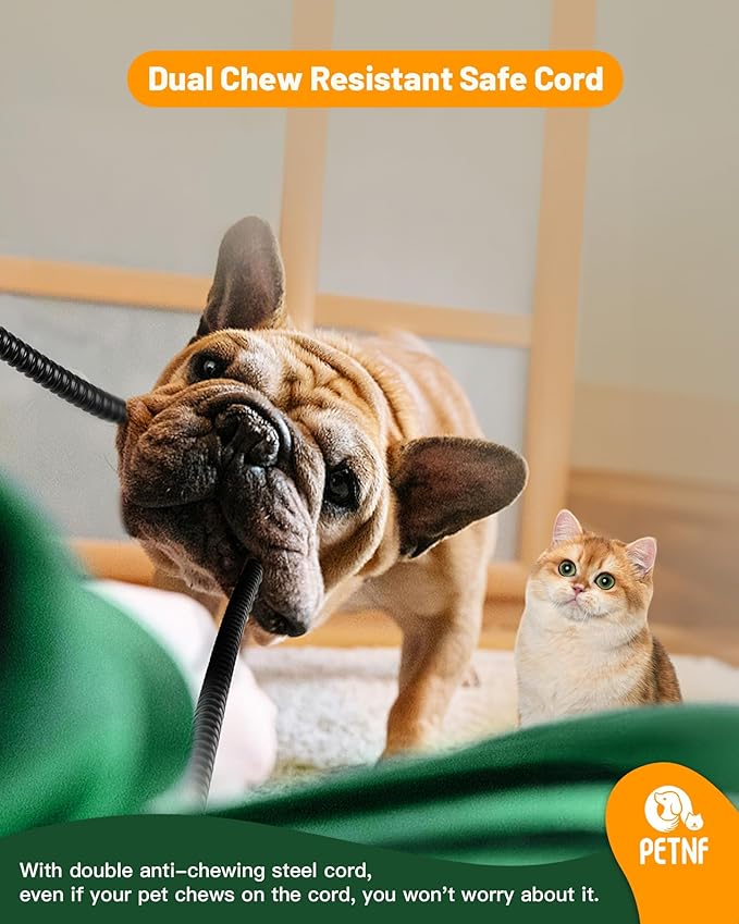 Pet Heating Pad with APP Temperature Adjustment Dog Heating Pad Anti-bite Puppy Heating Pad with Timer Cat Heating Pad Indoor Waterproof Pet Warming Pad Electric Heated Bed Mat Dog