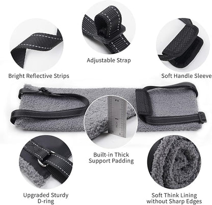 LOOBANI Portable Dog Sling for Back Legs, Hip Support Harness to Help Lift Dogs Rear for Canine Aid and Old K9 Cruciate Ligament Rehabilitation