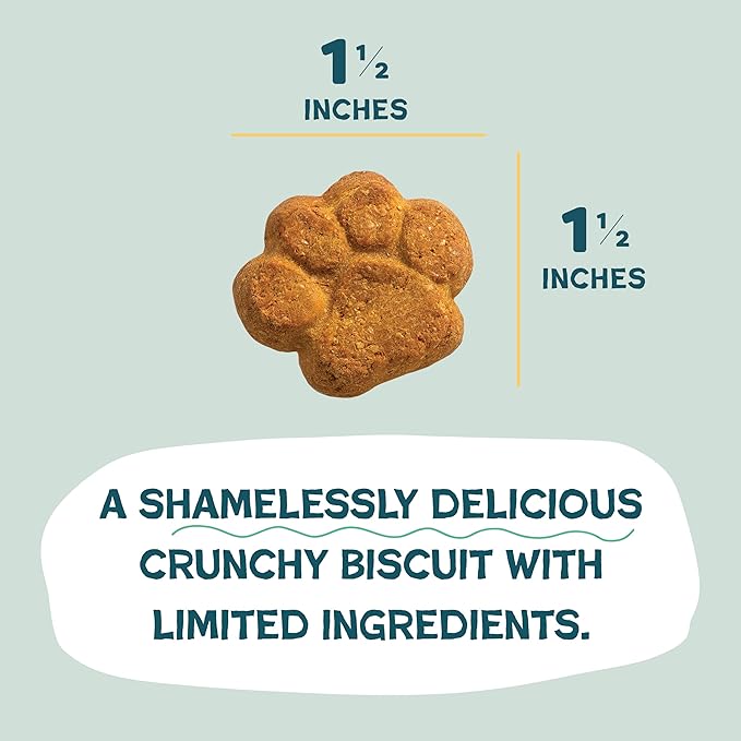 Shameless Pets Crunchy Dog Treats - Peanut Butter Split, 12oz - Healthy Dog Biscuits & Cookies Treats for Medium, and Large Dogs - Made in The USA - Free from Corn & Soy