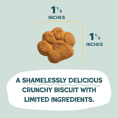Shameless Pets Crunchy Dog Treats - Peanut Butter Split, 12oz - Healthy Dog Biscuits & Cookies Treats for Medium, and Large Dogs - Made in The USA - Free from Corn & Soy