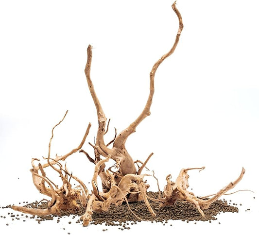 Ultum Nature Systems Driftwood - Spider Drift Wood for Fish Tank, Planted Tank, Terriarium, Paludarium - Versatile Natural Driftwood Decor, Events Wood Centerpiece - Spider Wood, L 15-20", 3 Pack