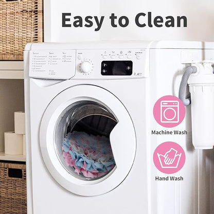 Pet Snuffle Mat for Dogs, Dog Feeding Mat, Nosework Training Mats for Foraging Instinct Interactive Puzzle Toys (Pink&SkyBlue&White)