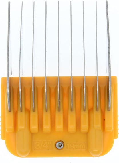 19mm 3/4" Animal Clipper Guard Attachment (Not Compatible on 5-in-1 Blade) for A5 Series Clippers |Stainless Steel Blade for Dog Groomers| Snap-On/Off Guard Combs for Dog Grooming (Standard COMB19MM)