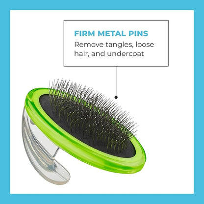 CONAIRPROPET Slicker Brush with Ergonomic Pet-It Design, Dog Brush for Shedding, Slicker Brush