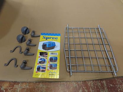 MidWest Pet Carrier: Hard-Sided Small Animal Carrier for Tiny Dog Breeds, Blue Kennel for Quick Trips