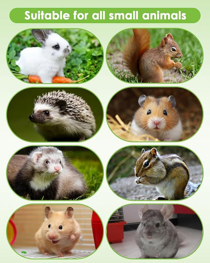 53pcs Rabbit Chew,Rabbit Enrichment Toys from Various Natural Ingredients Such as Apple Wood, Carrots, and Timothy Grass, Suitable for Small Pets Such as Hamsters Totor Guinea Pigs