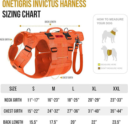 OneTigris Dog Lift Harness for Large Dogs, Dog Hip Support Brace, Full Body Dog Lifter with Handles Invictus Multifunctional Mobility Assistance Vest for Back Legs