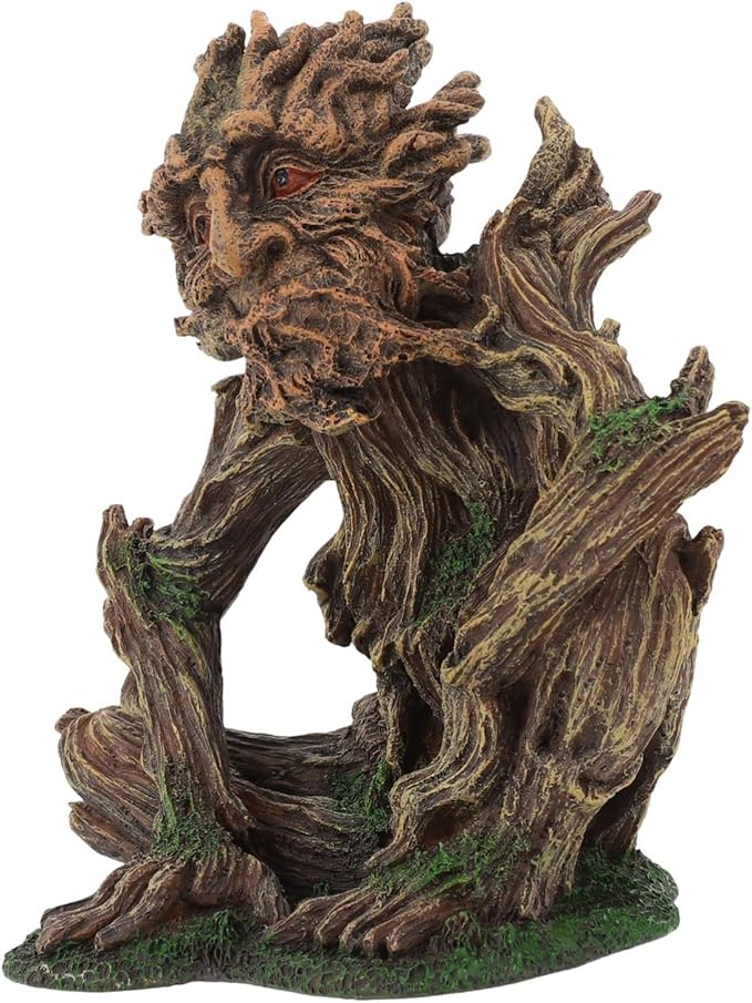 Zerodeko Fish Tank Tree Trunk Decoration, Aquarium Tree face décor Ornaments for Fish Tank, Resin Old Man Figurine for Freshwater Saltwater, Aquarium Betta Fish Decoration