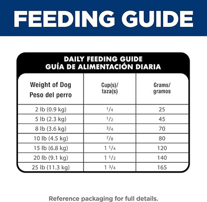 Hill's Science Diet Senior Vitality, Senior Adult 7+, Small & Mini Breeds Senior Premium Nutrition, Dry Dog Food, Chicken & Rice, 12.5 lb Bag