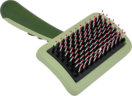 Coastal Pet Safari Complete Dog Brush - 2-in-1 Design Dog Slicker Brush with Grooming Bristles - Detangling & Dematting Dog Brush - One Size