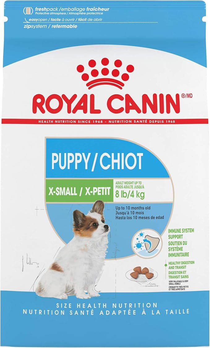 Royal Canin Size Health Nutrition X-Small Puppy Dry Dog Food, 14 lb bag