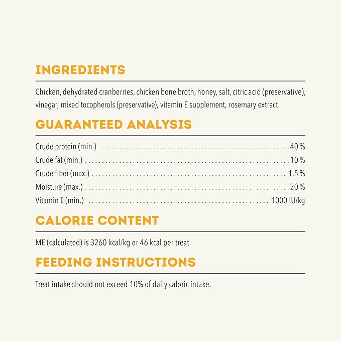 Chewy Strips Dog Treats, Chicken, Chewy Poultry Treats, 4oz