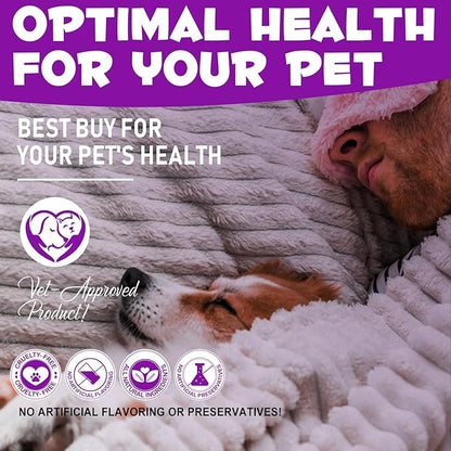 Dog Melatonin - Melatonin for Dogs - Dog Melatonin for Small Dogs - Cat Melatonin - Anxiety & Stress Relief - Promote Relaxation & Deep Sleep for Cat & Dog
