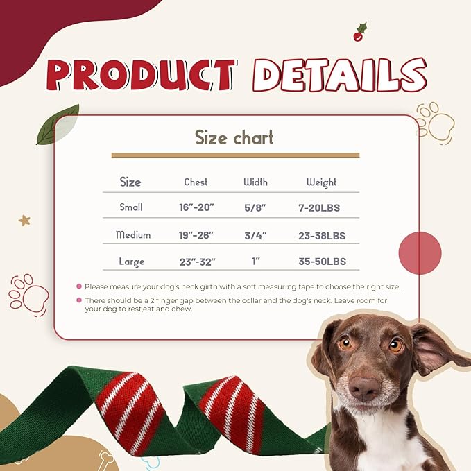 Dog Harness for Medium Dogs Step-in Adjustable Dog Harness, Red Mix Green,M