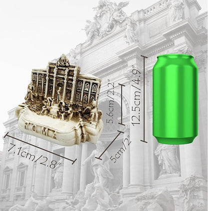 Rome Trevi Fountain Fish Tank Decor Decorations Reptile Turtle Lizard Spider Tanks Terrarium Building Décor Ornament