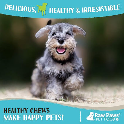 Raw Paws Wild-Caught Rabbit Treats for Dogs, 6-oz - Packed in USA - Rabbit Dog Treats - Corn, Soy & Grain Free Rabbit Bites Dog Treats - Real Rabbit Meat for Dogs - Rabbit Training Treats for Puppies