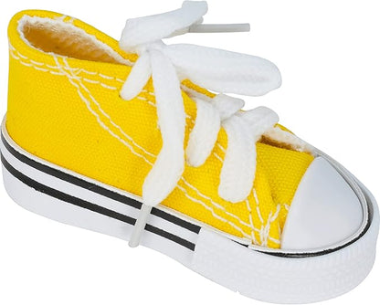 Bonka Bird Toys 1 Mini Sneaker Foot Beak Chew Throw Parrot Parakeet Quaker Budgie Finch Cockatoo Assorted Colors
