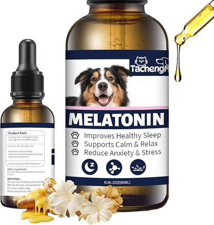 Melatonin for Dogs, Dog Calming Aid with Melatonin to Support Relaxation and Restful Sleep, Helps with Occasional Stress and Nighttime Restlessness, Gentle Daily Supplement, 1 Pack