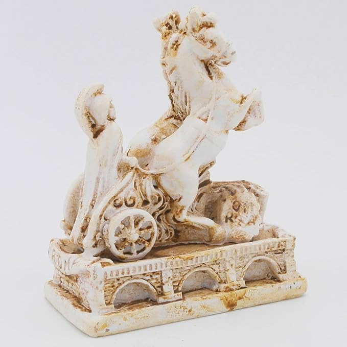 Rome Soldier Fish Tank Decorations Ancient Arena Roman War Horse Reptile Turtle Lizard Spider Tanks Terrarium Building Décor Ornament Pet