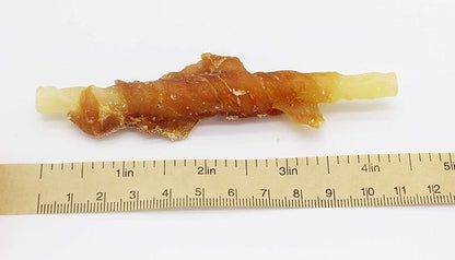 Dog Treats Soft Chews Rawhide Free Chicken Wrapped Cod Sticks for Puppy Training Snacks Dog Chews Treats 1lb/454g