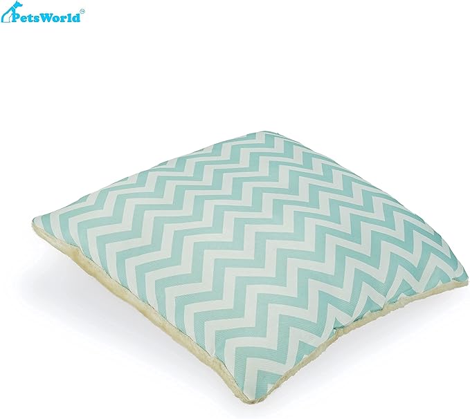 PETSWORLD Pet Tent/Soft Bed - Warm, Calming, Fluffy Indoor Tent/House. with a Removable Washable Cushion Pillow. Anti-Slip Bottom. Perfect for Cats & Small Pets -16 x 16 x 14 inches