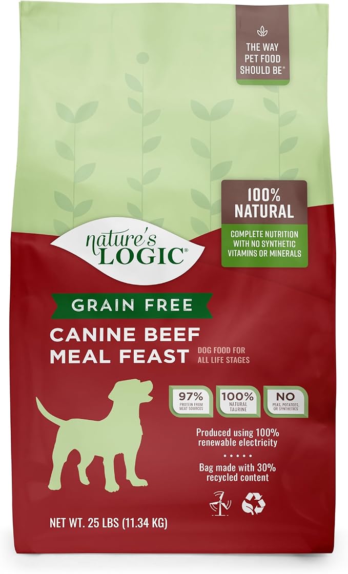 Nature's Logic Grain Free Beef Meal Feast, 25lbs
