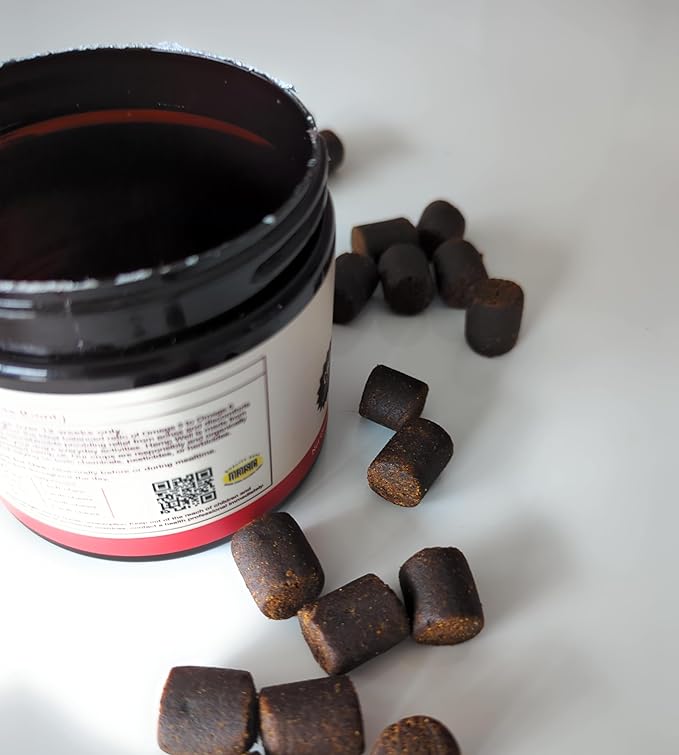 Hemp Well Relief Dog Soft Chews  Organic Hemp Soft Chews for Hip and Joint Health, Long Lasting Mobility Support (1 Pack)