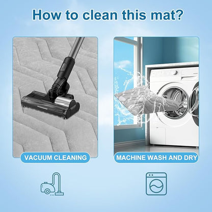 BEAUTYZOO Upgrade Dog Cooling Mat Extra Large, Reversible Self-Cooling Mat for Dogs, Thicken Pet Ice Cool Pad Blanket for Summer Kennel Sofa Bed Floor Car Seat, Machine Washable&Foldable, 59"x40"