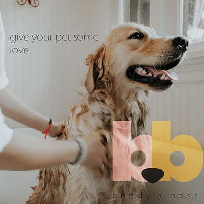 Buddy's Best Dog Shampoo for Smelly Dogs - Dog Shampoo and Conditioner for Dry and Sensitive Skin - Moisturizing Puppy Wash Shampoo, Coconut Vanilla Bean Scent, 16oz