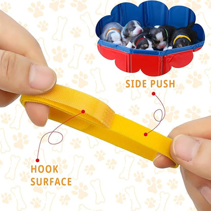 57 Pcs Puppy Kitten Whelping Supplies Whelping Kit for Puppies Birth Dog Kitten Bottle Feeding Kit for New Born Puppy Supplies Include Feeding Tube Etc(31" in Diameter)