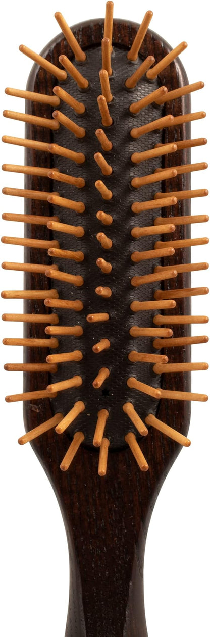 Chris Christensen Dog Brush, 20 mm Oblong, Wood Pin Series, Groom Like a Professional, Readl Wood Pins, 100% Static-Free, Redistribute Natural Oils into Coat, Reduces Painful Pulling